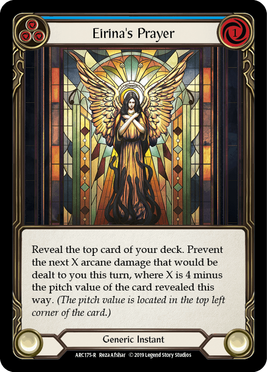 Eirina's Prayer (Blue) [ARC175-R] (Arcane Rising) 1st Edition Normal - POKÉ JEUX