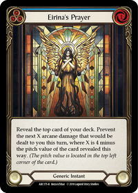 Eirina's Prayer (Blue) [ARC175-R] (Arcane Rising) 1st Edition Normal - POKÉ JEUX