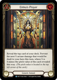 Eirina's Prayer (Blue) [U-ARC175] (Arcane Rising Unlimited) Unlimited Rainbow Foil - POKÉ JEUX