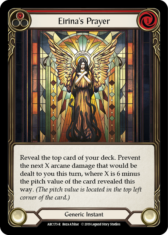 Eirina's Prayer (Red) [ARC173-R] (Arcane Rising) 1st Edition Normal - POKÉ JEUX