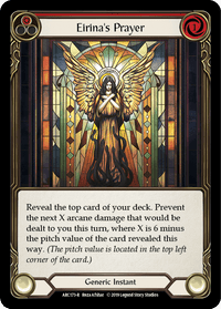 Eirina's Prayer (Red) [ARC173-R] (Arcane Rising) 1st Edition Normal - POKÉ JEUX