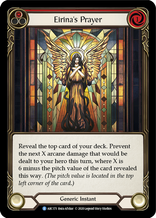 Eirina's Prayer (Red) [U-ARC173] (Arcane Rising Unlimited) Unlimited Rainbow Foil - POKÉ JEUX