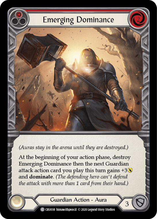 Emerging Dominance (Red) [CRU038] (Crucible of War) 1st Edition Normal - POKÉ JEUX