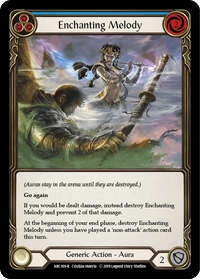 Enchanting Melody (Blue) [ARC169-R] (Arcane Rising) 1st Edition Rainbow Foil - POKÉ JEUX