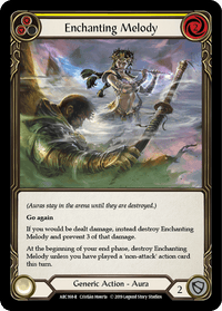 Enchanting Melody (Yellow) [ARC168-R] (Arcane Rising) 1st Edition Rainbow Foil - POKÉ JEUX