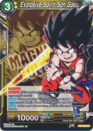 Explosive Spirit Son Goku (BT3-088) [Magnificent Collection Forsaken Warrior] - POKÉ JEUX