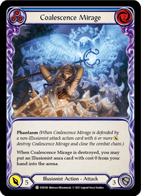 Coalescence Mirage (Blue) [EVR146] (Everfest) 1st Edition Rainbow Foil - POKÉ JEUX