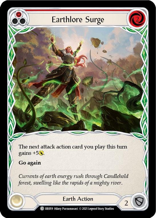 Earthlore Surge (Red) [BRI019] (Tales of Aria Briar Blitz Deck) 1st Edition Normal - POKÉ JEUX