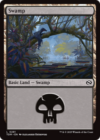 Swamp (0281) (TDM-281) - Tarkir: Dragonstorm