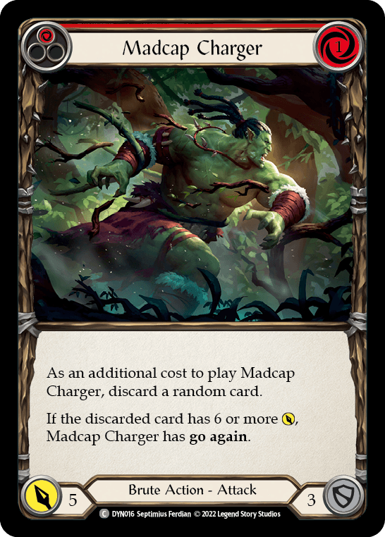 Madcap Charger (Red) [DYN016] (Dynasty) Rainbow Foil - POKÉ JEUX