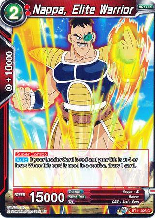 Nappa, Elite Warrior (BT11-026) [Vermilion Bloodline] - POKÉ JEUX