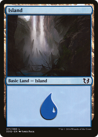 Island (71) [Duel Decks: Blessed vs. Cursed]