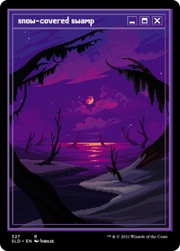 Snow-Covered Swamp (327) [Secret Lair Drop Series]