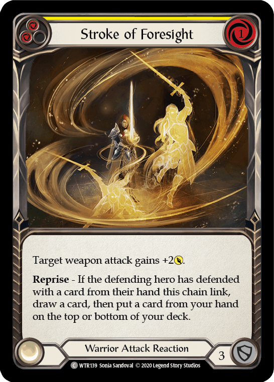Stroke of Foresight (Yellow) [U-WTR139] (Welcome to Rathe Unlimited) Unlimited Normal - POKÉ JEUX