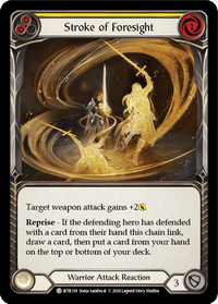 Stroke of Foresight (Yellow) [U-WTR139] (Welcome to Rathe Unlimited) Unlimited Normal - POKÉ JEUX