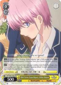 Rapport d'examen de mi-session, Ichika Nakano (5HY/W83-TE02 TD) [Les quintuplés quintessentiels] 