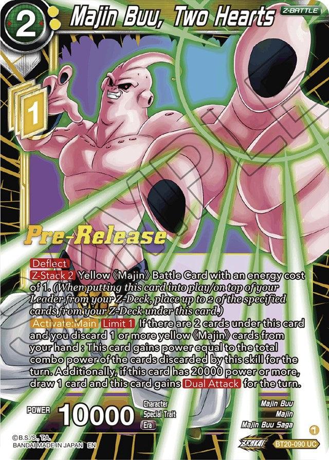 Majin Buu, Two Hearts (BT20-090) [Power Absorbed Prerelease Promos] - POKÉ JEUX
