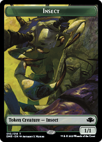 Insecte // Jeton double face Marit Lage [Jetons remasterisés Dominaria] 