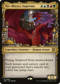 Niv-Mizzet, Supreme (Showcase) [March of the Machine: The Aftermath]