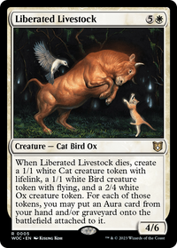 Liberated Livestock [Wilds of Eldraine Commander]