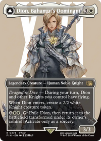 Dion, Bahamut's Dominant (Borderless) (FIN-376) - FINAL FANTASY
