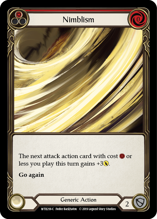 Nimblism (Red) [WTR218-C] (Welcome to Rathe) Alpha Print Normal - POKÉ JEUX