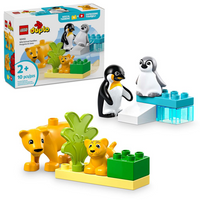 LEGO 10442 - DUPLO - Wild Animal Families: Penguins & Lions - 10pcs (Special Order)