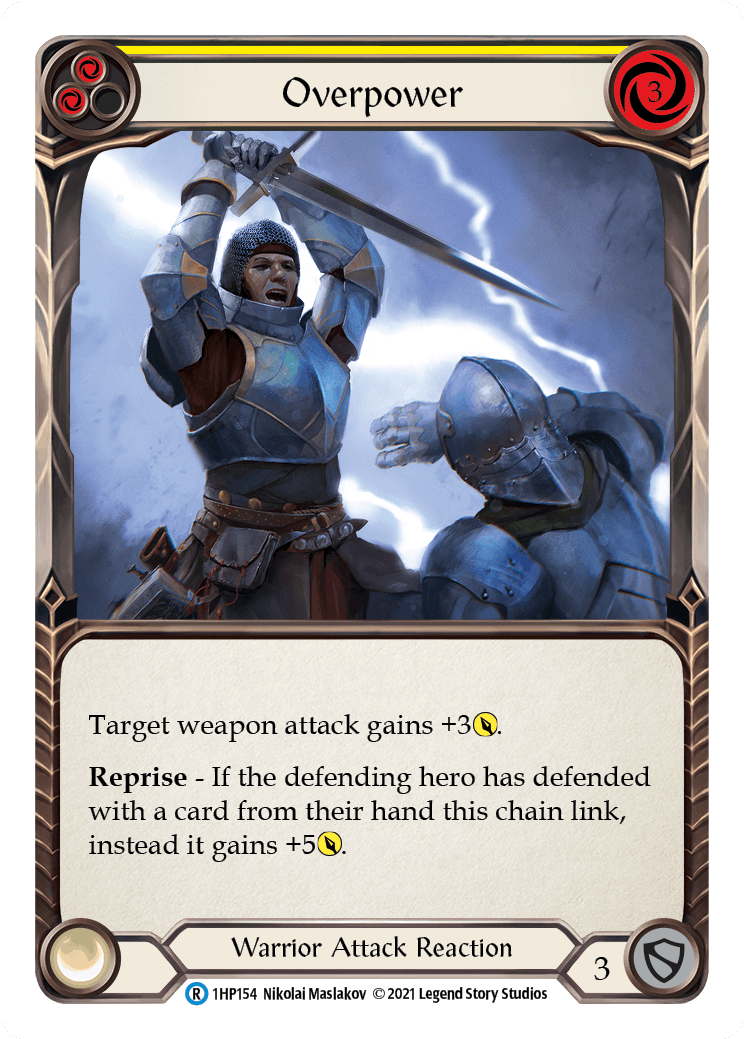 Overpower (Yellow) [1HP154] (History Pack 1) - POKÉ JEUX