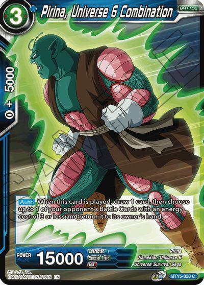 Pirina, Universe 6 Combination (BT15-056) [Saiyan Showdown] - POKÉ JEUX