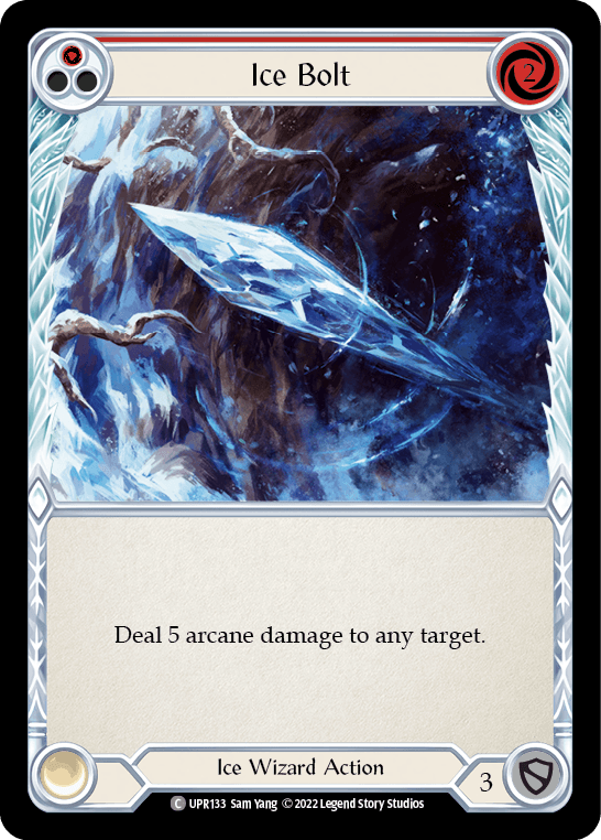 Ice Bolt (Red) [UPR133] (Uprising) Rainbow Foil - POKÉ JEUX