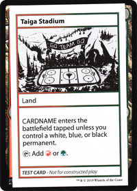 Taiga Stadium (2021 Edition) [Mystery Booster Playtest Cards]