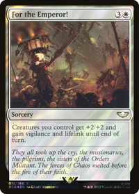 For the Emperor! (Surge Foil) [Warhammer 40,000]