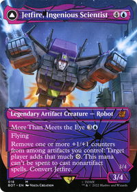 Jetfire, Ingenious Scientist // Jetfire, Air Guardian (Shattered Glass) [Transformers]