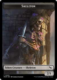 Détective // ​​Jeton squelette double face [Meurtres à Karlov Manor Tokens] 