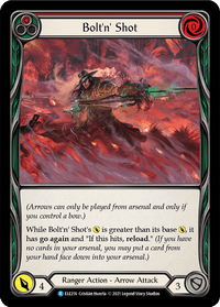 Bolt'n' Shot (Red) [ELE216] (Tales of Aria) 1st Edition Rainbow Foil - POKÉ JEUX