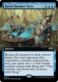 Faerie Slumber Party (Extended Art) [Wilds of Eldraine]