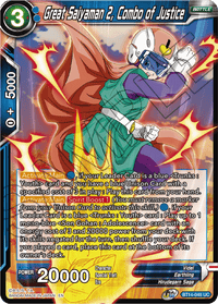 Great Saiyaman 2, Combo of Justice (BT14-048) [Cross Spirits] - POKÉ JEUX