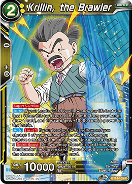 Krillin, the Brawler (BT14-105) [Cross Spirits] - POKÉ JEUX