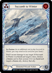 Succumb to Winter (Blue) [UPR112] (Uprising) - POKÉ JEUX