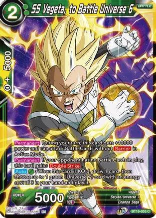 SS Vegeta, to Battle Universe 6 (BT16-053) [Realm of the Gods] - POKÉ JEUX