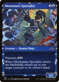 Moonsnare Specialist (Showcase Ninja) [Kamigawa: Neon Dynasty]