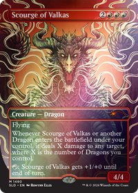 Fléau de Valkas (Rainbow Foil) [Série Secret Lair Drop] 