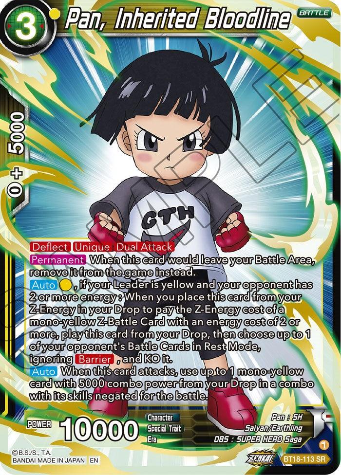 Pan, Inherited Bloodline (BT18-113) [Dawn of the Z-Legends] - POKÉ JEUX