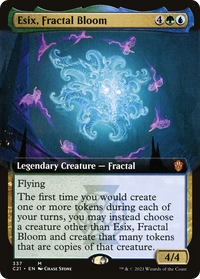 Esix, Fractal Bloom (Extended Art) [Commander 2021]