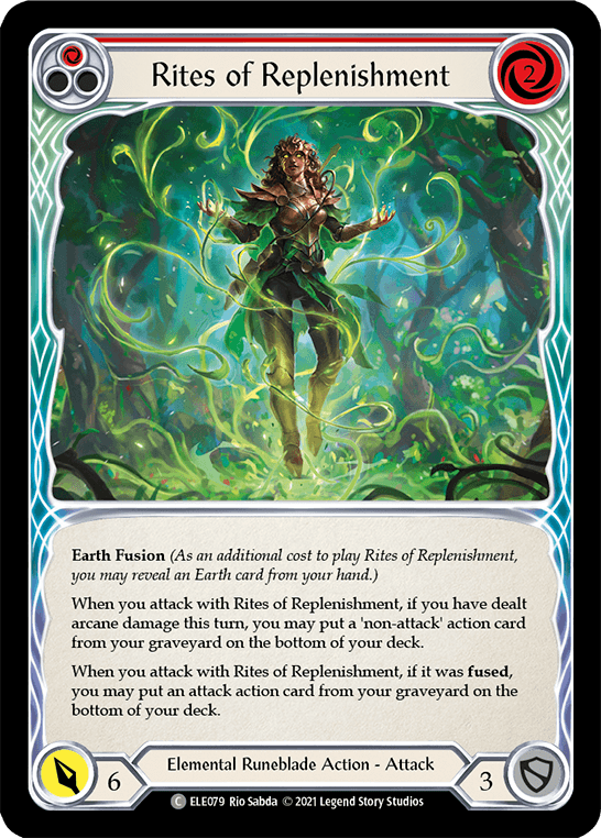 Rites of Replenishment (Red) [ELE079] (Tales of Aria) 1st Edition Normal - POKÉ JEUX