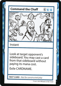 Command the Chaff (2021 Edition) [Mystery Booster Playtest Cards]