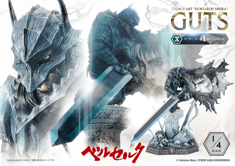 Legacy Art "Kentarou Miura" Berserk Guts 1/4 Scale (Pre-Order)