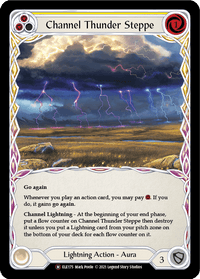 Channel Thunder Steppe [U-ELE175] (Tales of Aria Unlimited) Unlimited Rainbow Foil - POKÉ JEUX