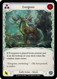 Evergreen (Blue) [U-ELE121] (Tales of Aria Unlimited) Unlimited Rainbow Foil - POKÉ JEUX