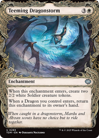 Teeming Dragonstorm (Showcase) (TDM-293) - Tarkir: Dragonstorm Foil